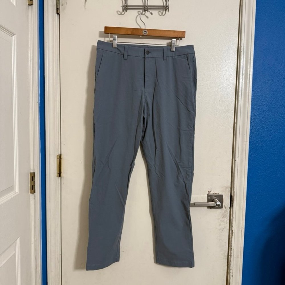 Lululemon Men Commission Pant 31” Blue Gray Shade - 32